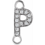 PAVÉ DIAMOND INITIAL CONNECTORS | PRE-ORDER FOR LAZER LINKS