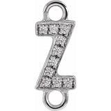 PAVÉ DIAMOND INITIAL CONNECTORS | PRE-ORDER FOR LAZER LINKS