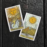 Moon Tarot Card Waterproof Sticker