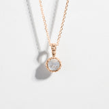 MATRIX HALO NECKLACE | MOONSTONE