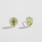 MATRIX HALO STUDS | PERIDOT