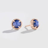 MATRIX HALO EARRINGS | STAR SAPPHIRE