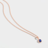 MATRIX HALO NECKLACE | STAR SAPPHIRE