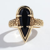 PHOENIX TEAR RING | ONYX