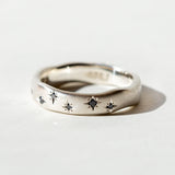 STARRY NIGHT RING | BLACK DIAMONDS