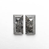 1.23cttw 6.60x3.34x2.60mm 6.61x3.35x2.52mm Rectangle Rosecut Matching Pair 23170-01