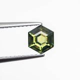 0.83ct 6.35x5.52x3.22mm Hexagon Step Cut Sapphire 23485-03