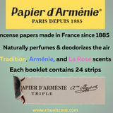 TRADITIONAL INCENSE PAPER BOOKLETS | RITUAL SCENT