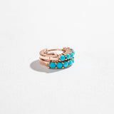 TURQUOISE HUGGIES | 14K GOLD