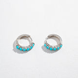 TURQUOISE HUGGIES | 14K GOLD