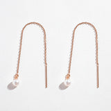 MINI PEARL THREADERS | 14K GOLD