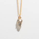 ONE OF A KIND SALT & PEPPER DIAMOND GOLDEN MEMBER NECKLACE | GOLD