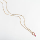 RUBY CHARM ENHANCER | 14K YELLOW GOLD