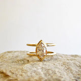 STRING OF STARS ENGAGEMENT RING | 14K GOLD & LAB CREATED DIAMONDS