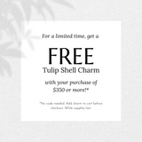 TULIP SHELL CHARM