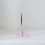 GLASS DONUT STICK INCENSE HOLDER