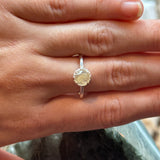 MATRIX HALO RING | RUTILATED QUARTZ