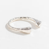 CRYSTAL NUGGET PASSAGE RING | SILVER