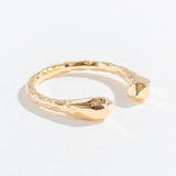 CRYSTAL NUGGET PASSAGE RING | GOLD