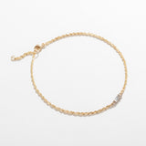 ROPE CHAIN BRACELET | WHITE SAPPHIRE