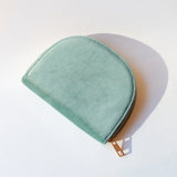 HALF MOON JEWELRY TRAVEL CASE | SEAFOAM GREEN