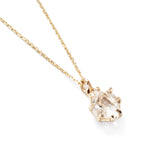 HERKIMER IN THE ROUGH NECKLACE | 14K GOLD