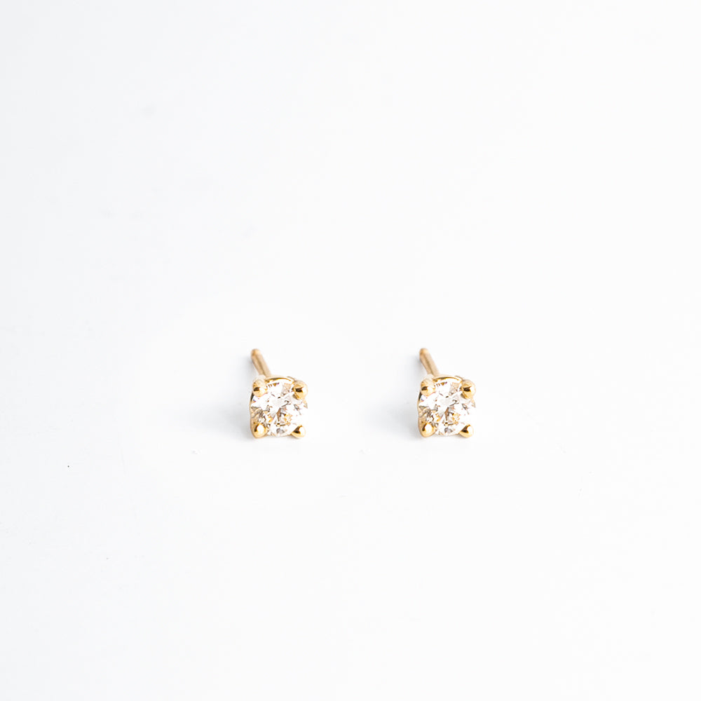 angela monaco jewelry philadelphia jeweler classic diamond stud earrings genuine diamond 14k yellow gold