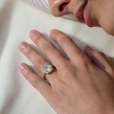 GRAND EXIT RING | MOONSTONE & SILVER