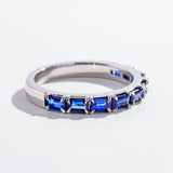 9-STONE SAPPHIRE RING | 14K GOLD