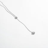 HERKIMER IN THE ROUGH LARIAT NECKLACE