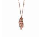 PROTECTION PENDANT NECKLACE | ROSE GOLD VERMEIL - AngelaMonacojewelry