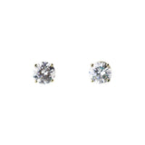 CLASSIC STUDS | 14K GOLD & MOISSANITE