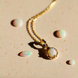 MATRIX HALO NECKLACE | OPAL