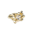 ELIXIR COCKTAIL RING | GOLD VERMEIL & HERKIMER - AngelaMonacojewelry