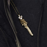 KEY TO THE UNKNOWN | GOLD VERMEIL & HERKIMER - AngelaMonacojewelry