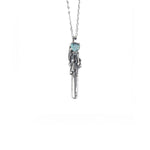 KEY TO THE UNKNOWN | SILVER & LABRADORITE - AngelaMonacojewelry