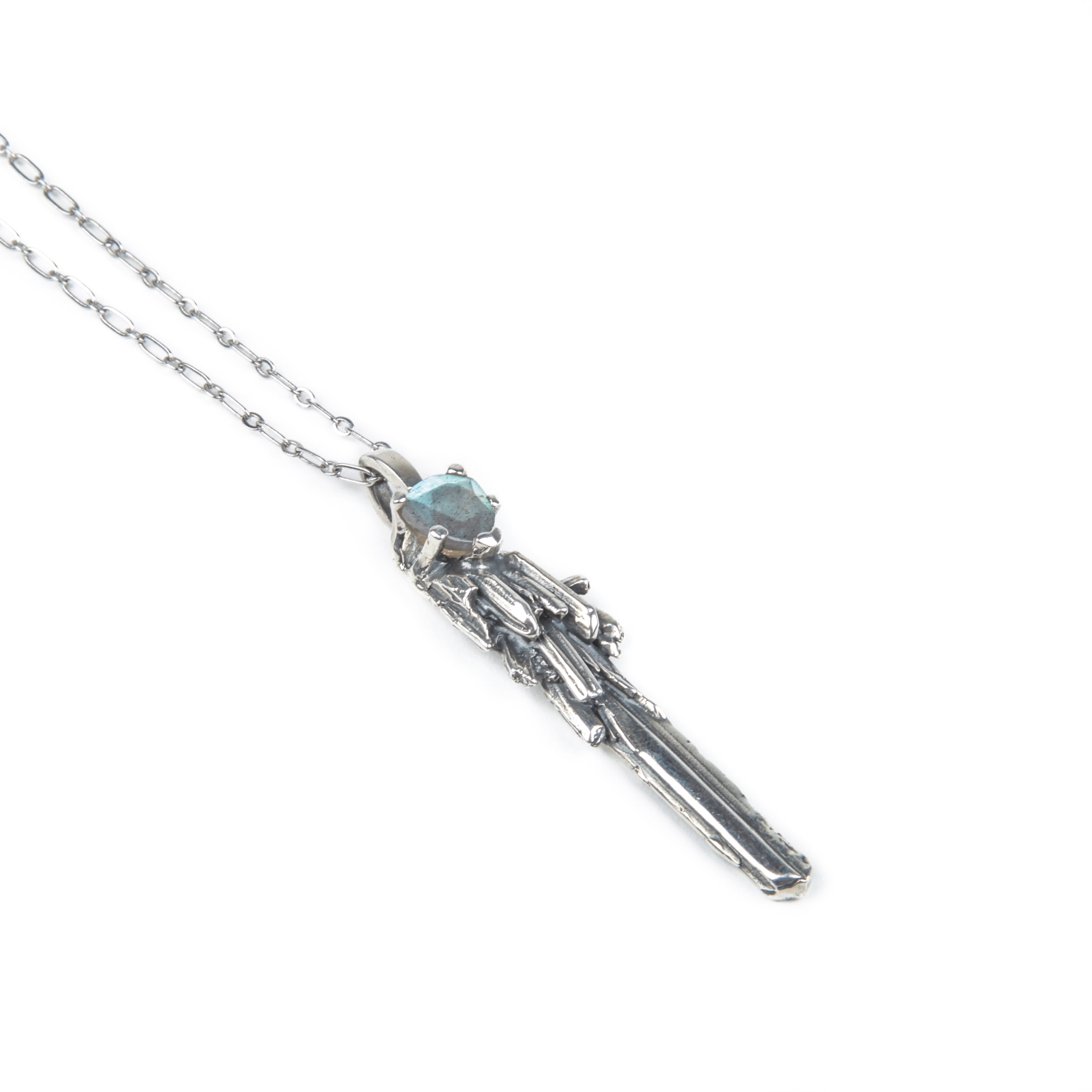 KEY TO THE UNKNOWN | SILVER & LABRADORITE - AngelaMonacojewelry