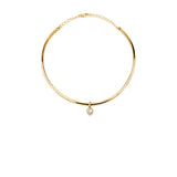 CHARM COLLAR | 14k GOLD & HERKIMER - AngelaMonacojewelry