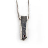 TALISMANS NECKLACE | SILVER & GARNET - AngelaMonacojewelry